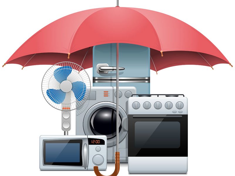 A consumer has his appliances under warranty protection