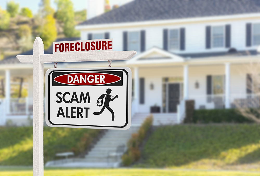 a consumer needs to protect him self from a foreclosure scam