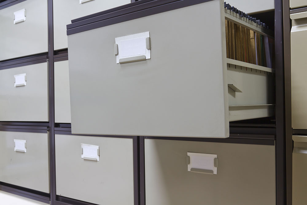 a file cabinet