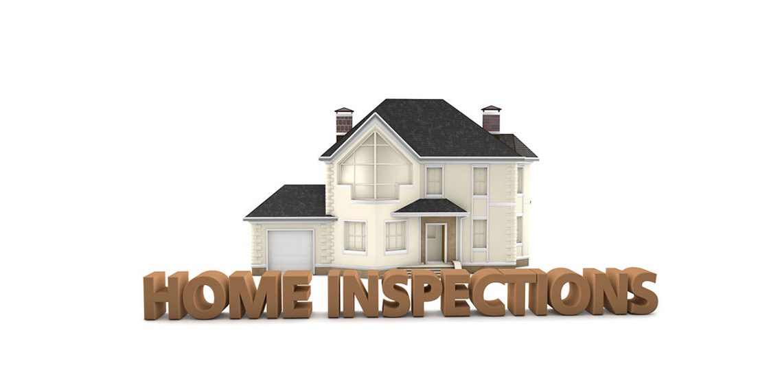 a picture of a home being inspected