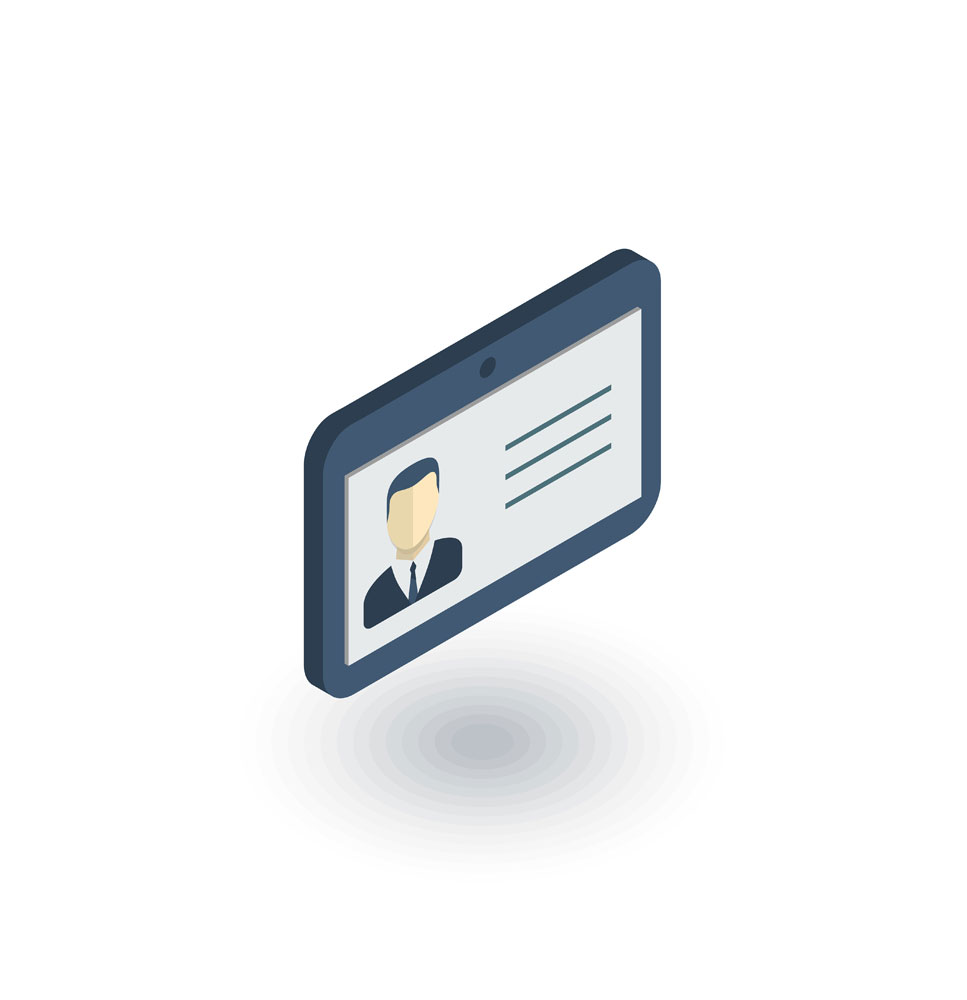 a picture of someones id