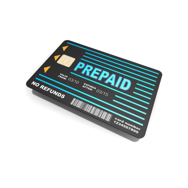 a picture of a prepaid card for consumers