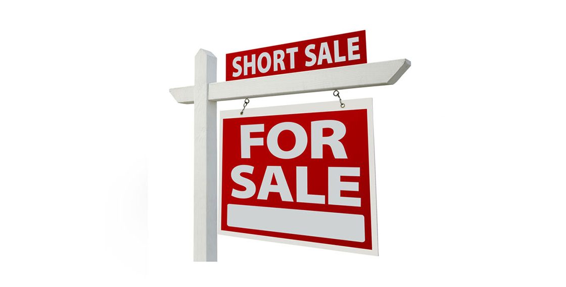 a picture of a short sale sign