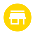 Yellow Shop Icon