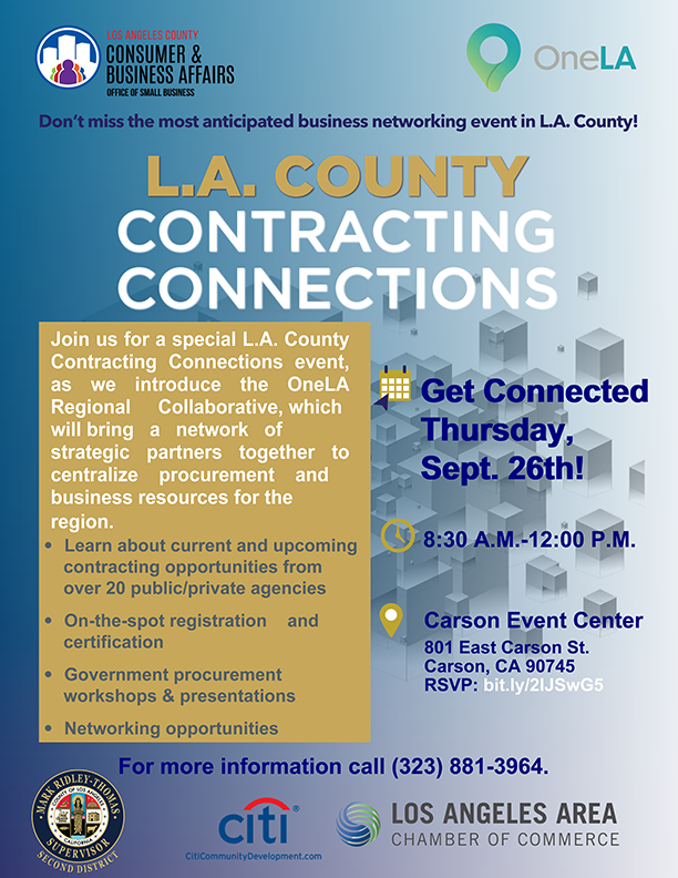 Contracting Connections flyer