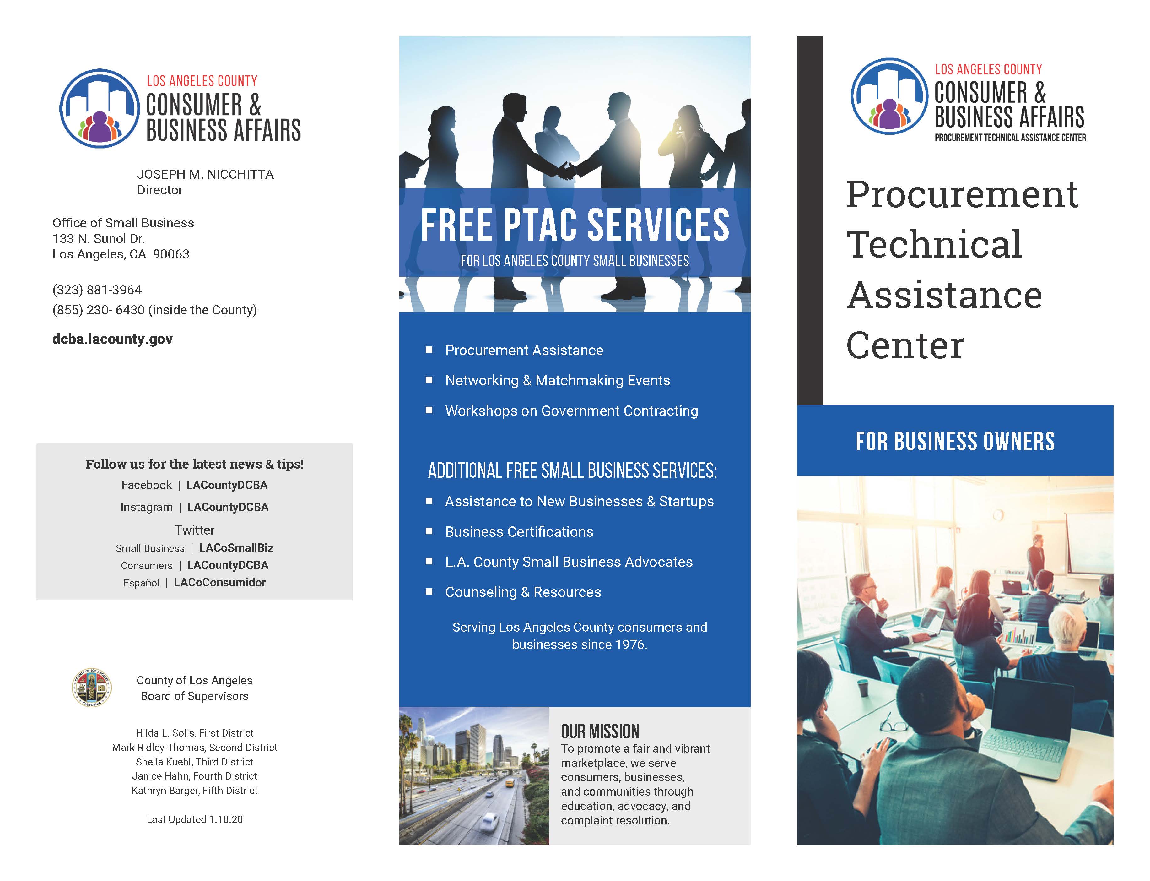 Procurement Technical Assistance Center Brochure