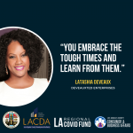 "You embrace the tough times and learn from them" LA Regional Covid Fund