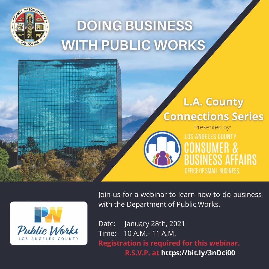 LA County Connections Doing Business with Public Works Consumer
