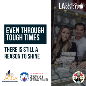 Even Through Tough Times There Is Still a Reason to Shine. LA Regional Covid Fund