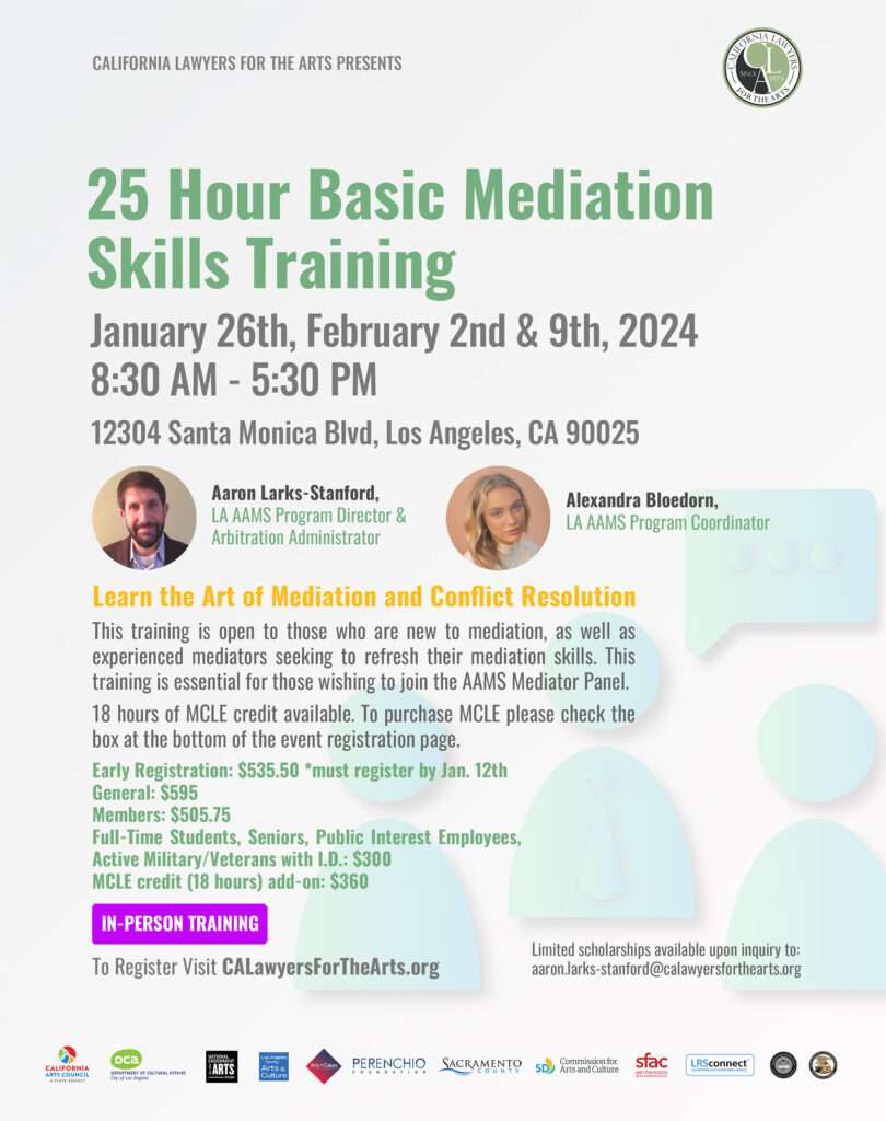 25 Hour Basic Mediation Skills Training 