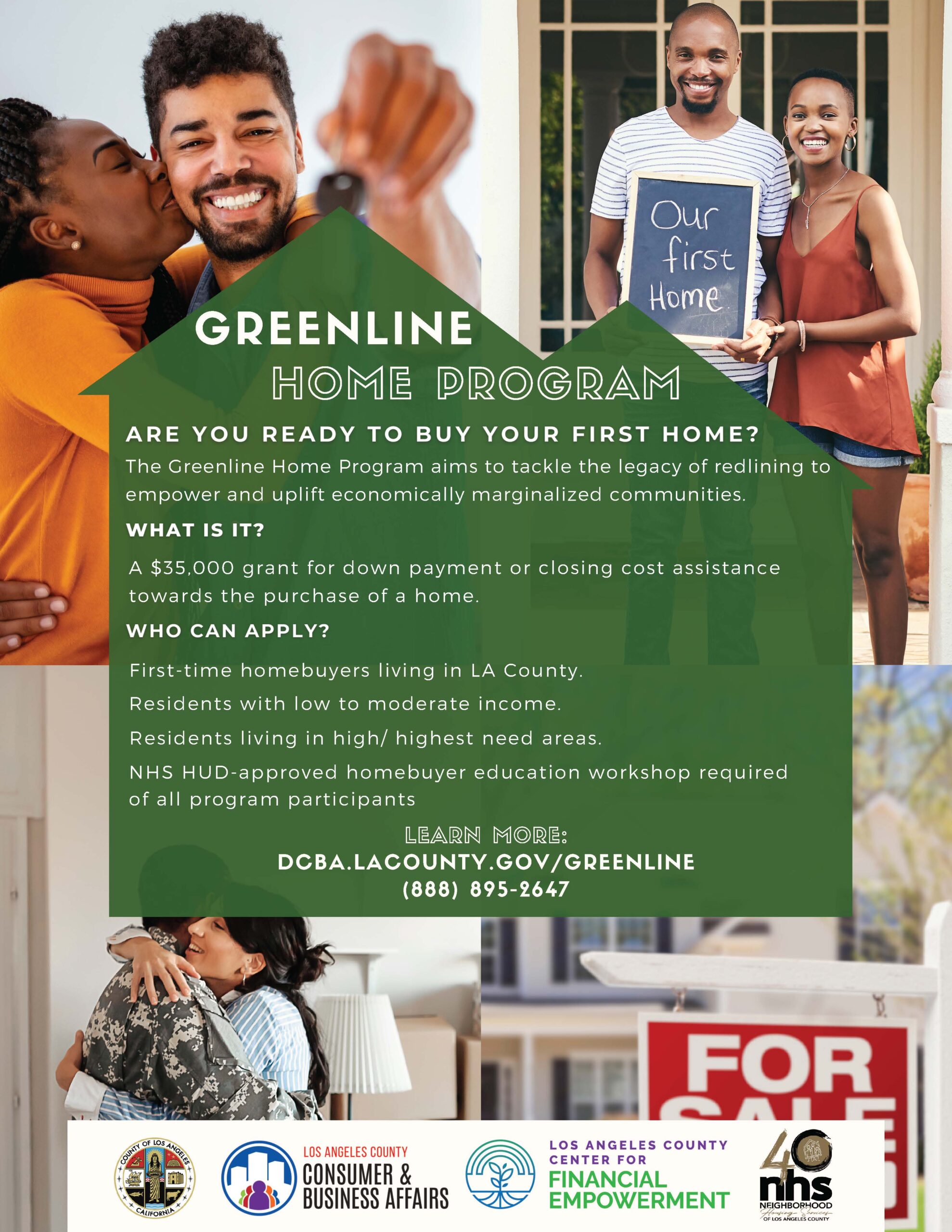 Greenline Home Program flyer