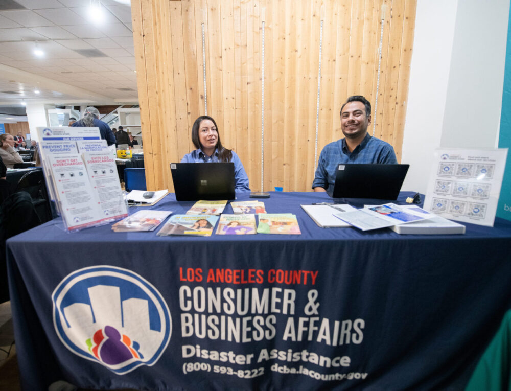 DCBA Staff at Disaster Resource Center
