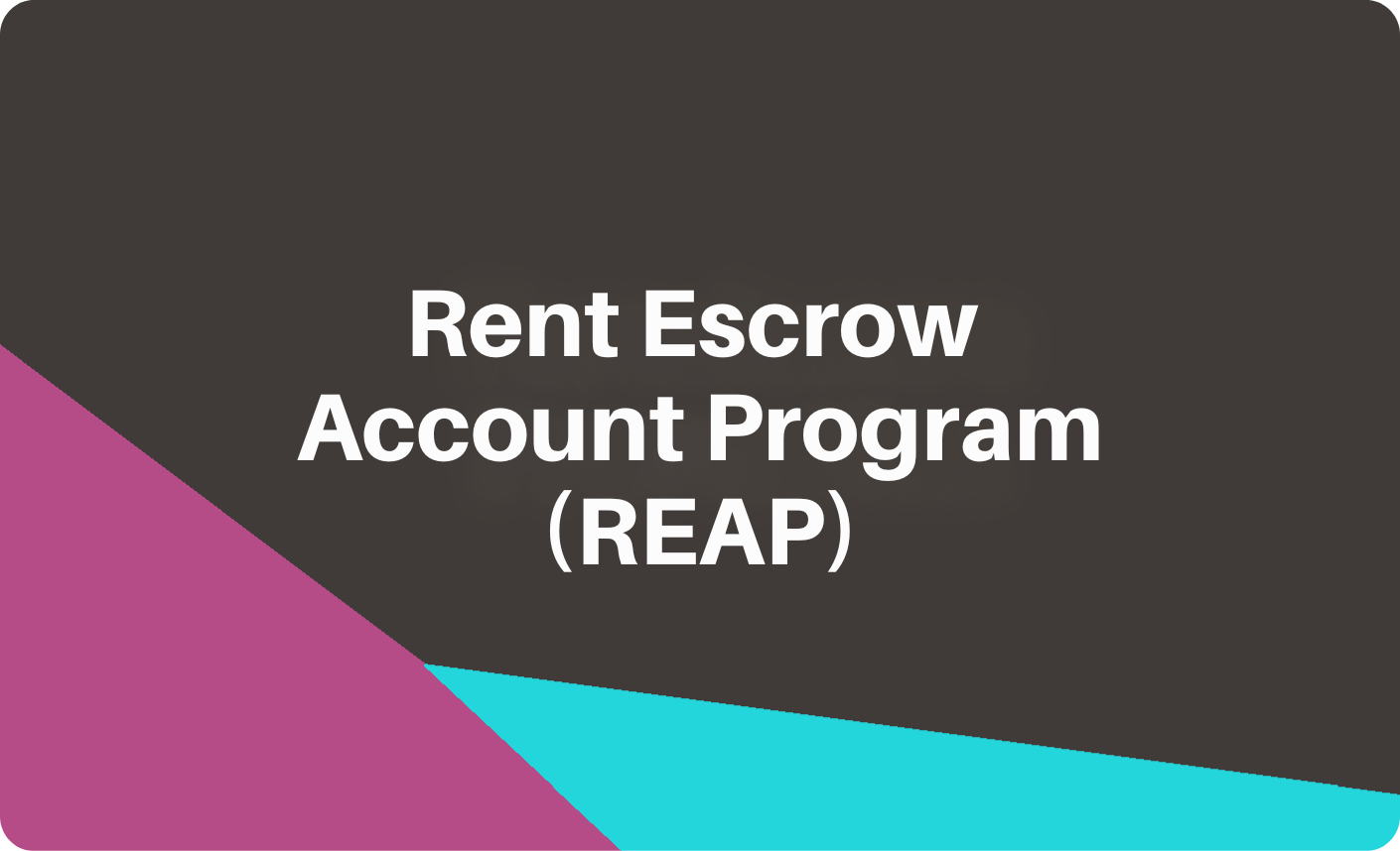 Landlord Info Button REAP Visit the Rent Escrow Account Program page